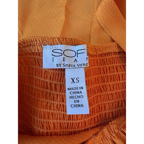 Maxi Slip Dress Bright Orange NWT Spring Sleek Feel XS - Picture 7 of 8